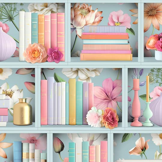 Designs Direct Blossom Shelves Wallpaper